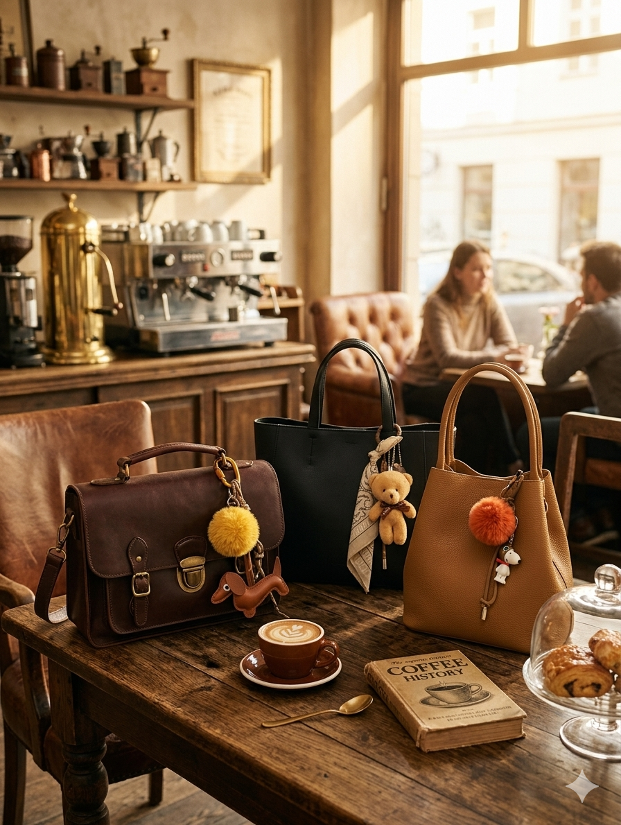 Totem Pop : Bijoux de sac Tribu Coffee-Mood Porte-bonheur uniques 