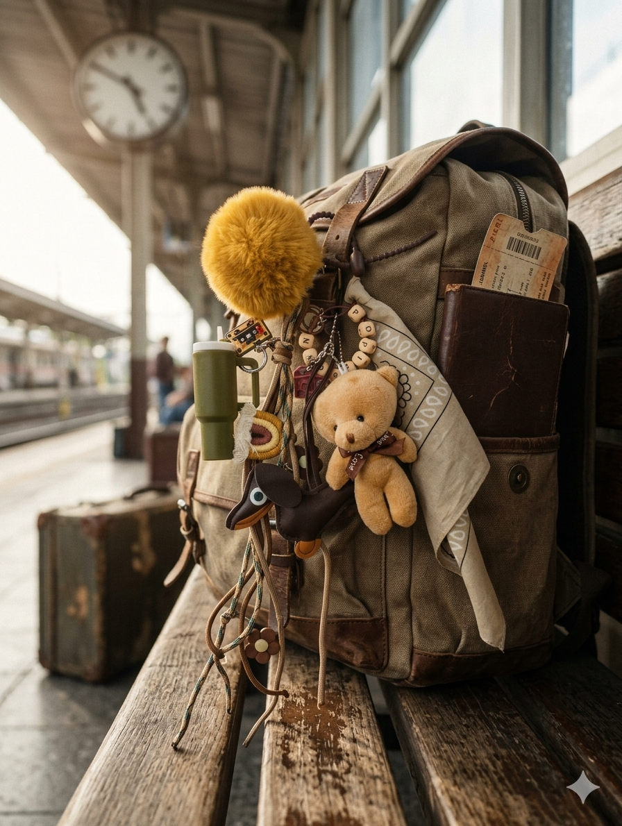 Gri-gri # Popi Brown | Porte-bonheur & Bijou de sac
