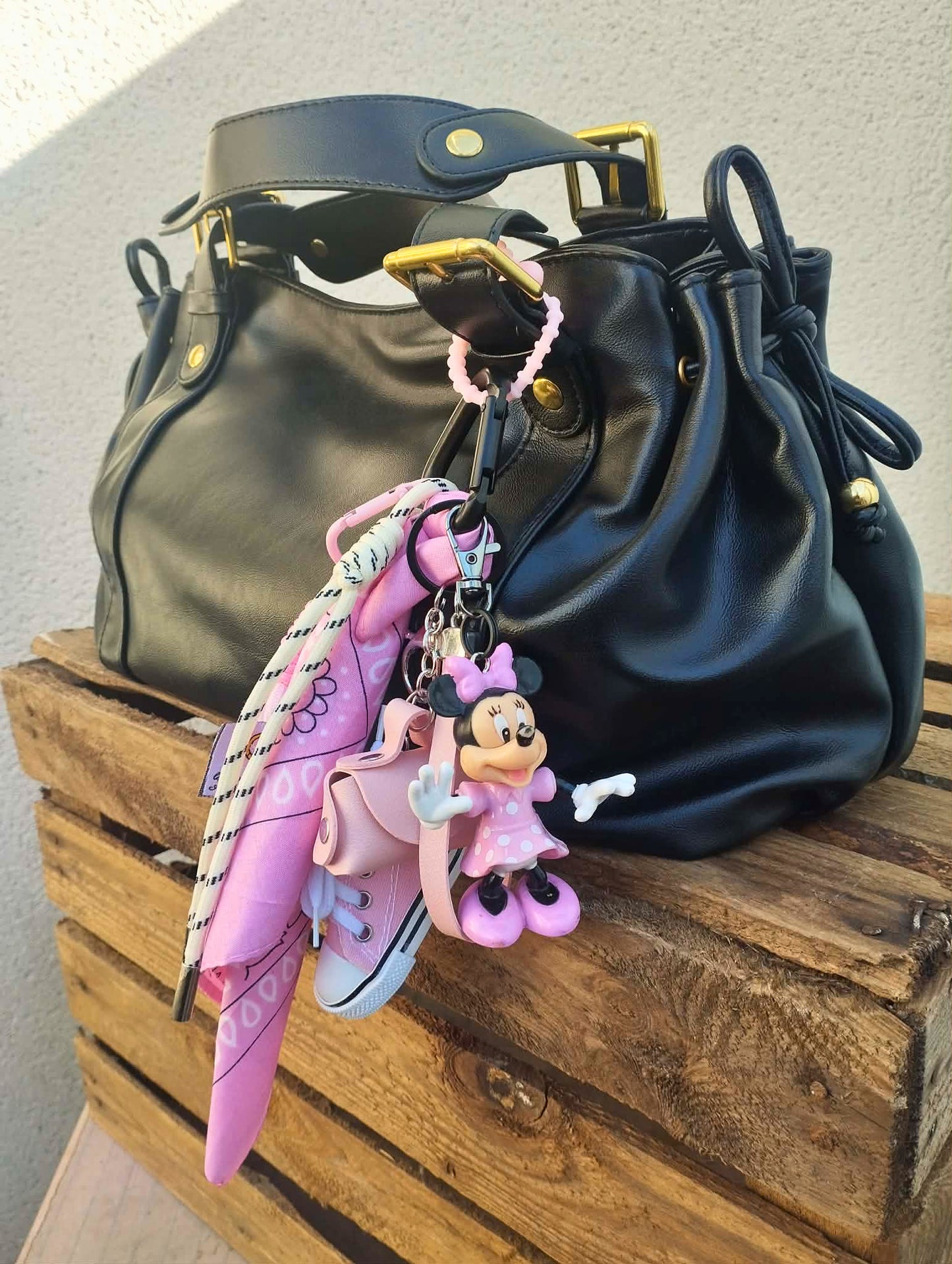Gri-gri totem au style rétro avec breloques vintage et tissus réinventés, pièce unique Totem Pop